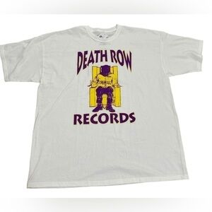 NWT Death Row Records Colorful Core Chair Logo Tee